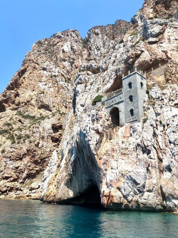 Aragonite Azzurra Casa Vacanza Гонеса Екстериор снимка